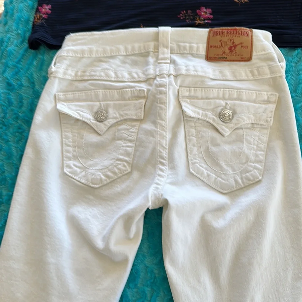 White True Religion skinny jeans - Picture 2 of 5